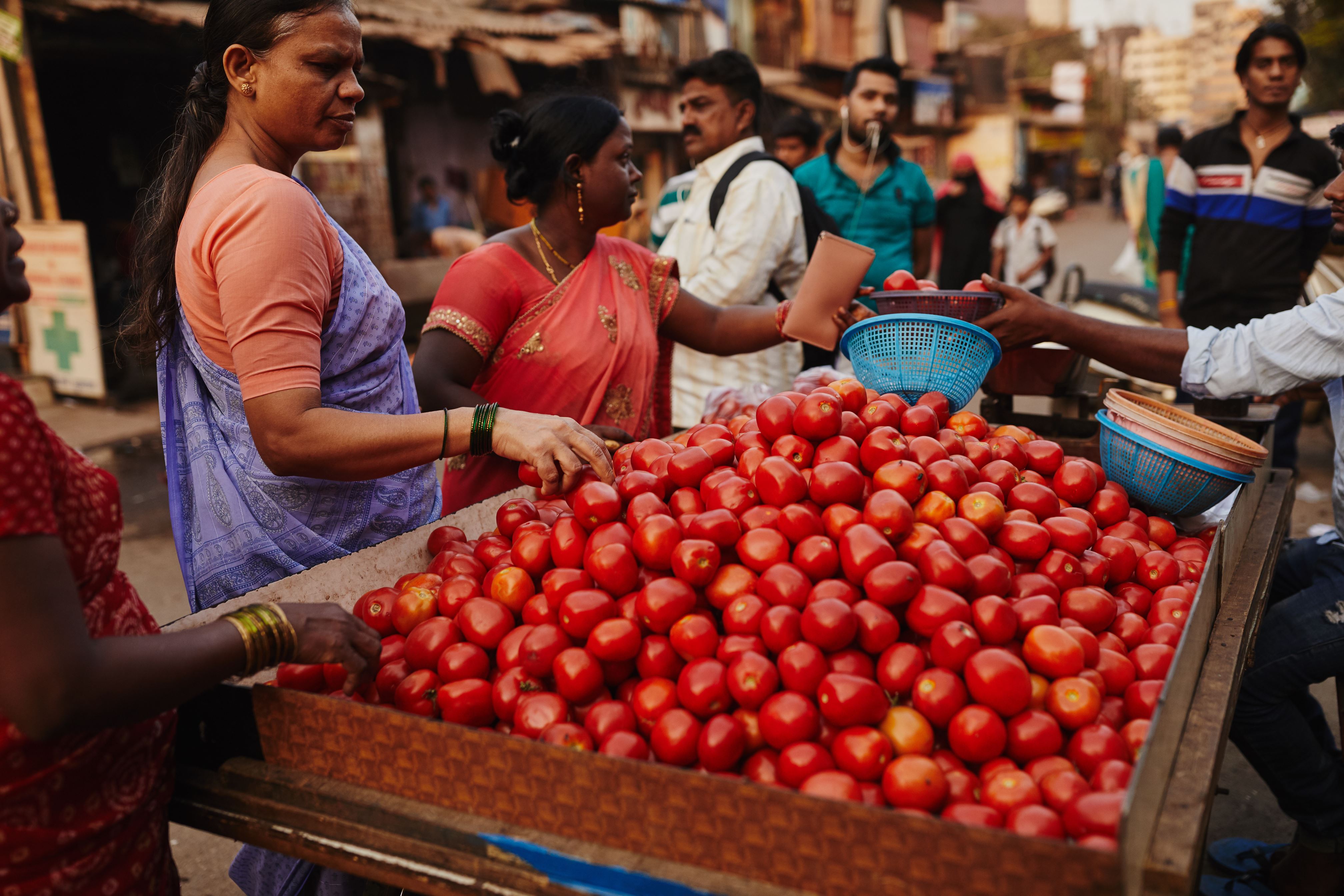 Escenas de la vida cotidiana en Nagpur, India