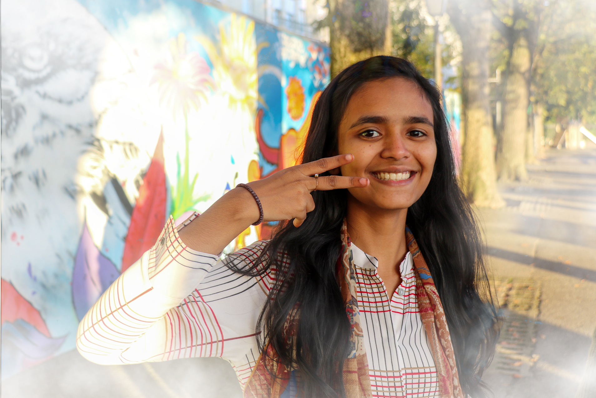 Dola, de 15 años, una joven líder de Bangladesh