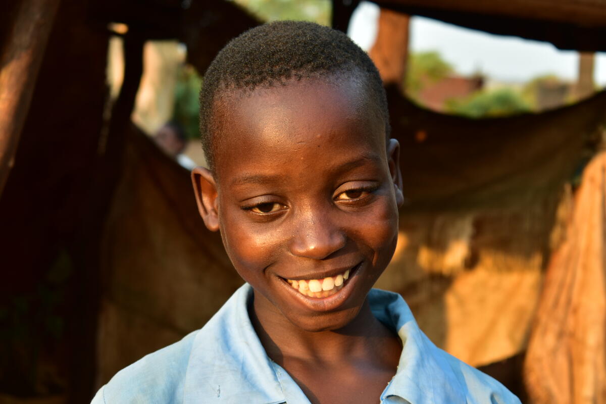 Swangirai es un niño superviviente de la malnutrición en Zambia