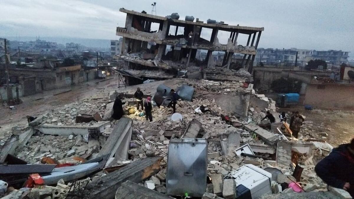 Desastre causado por el terremoto en Siria y Turquía