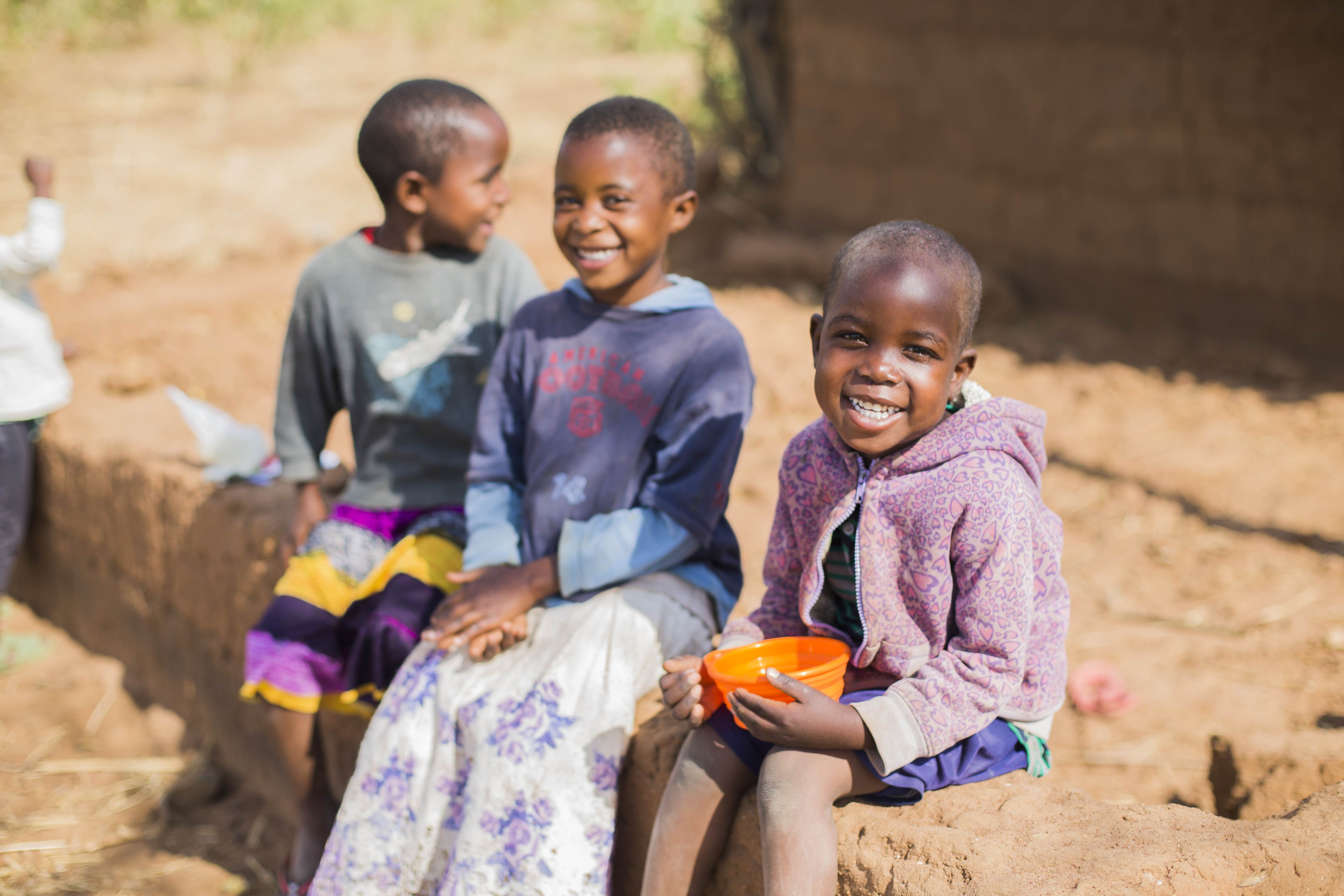 Niños desnutridos en Tanzania