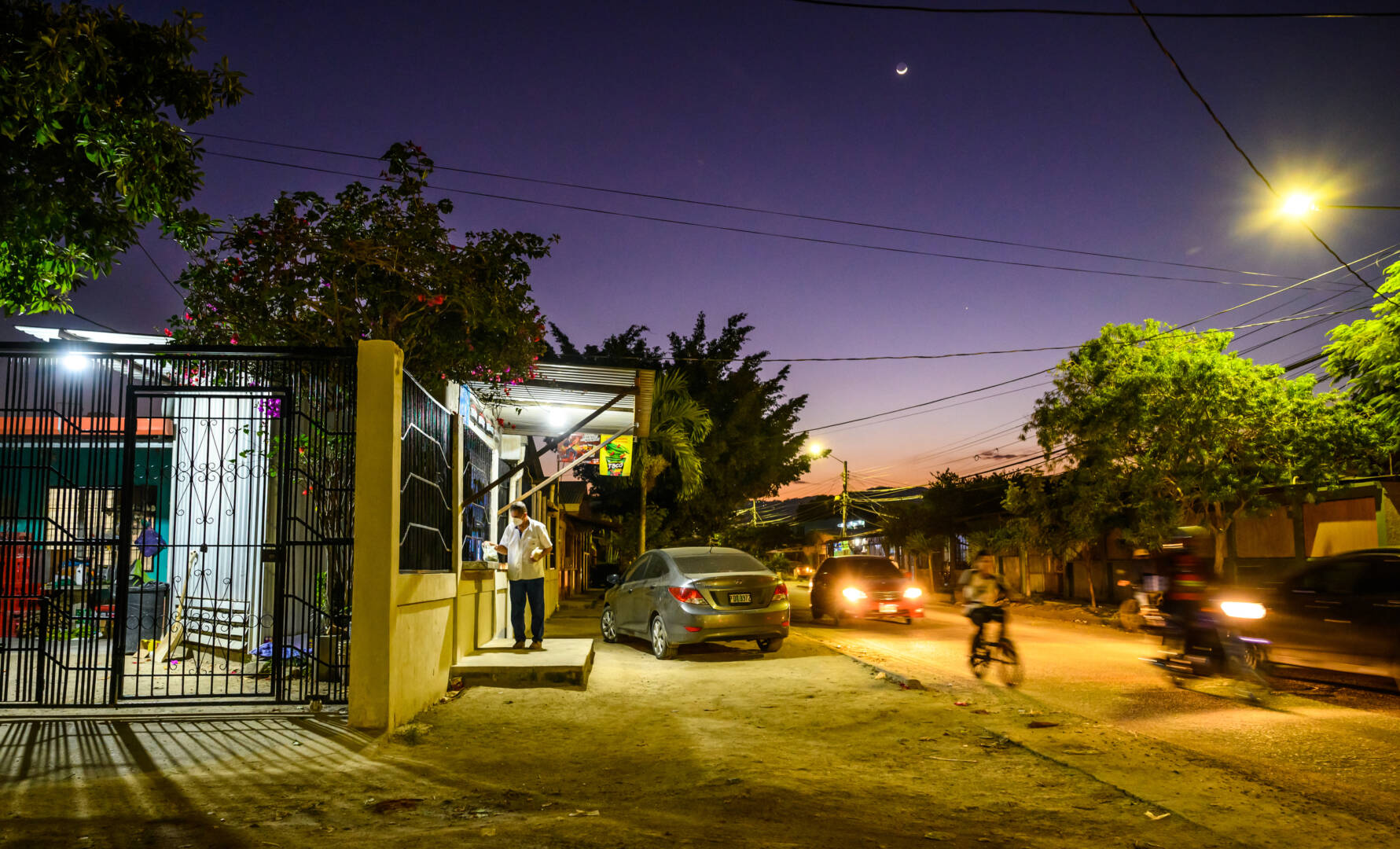 Las calles de San Pedro Sula (Honduras) figuran entre las más peligrosas del mundo.