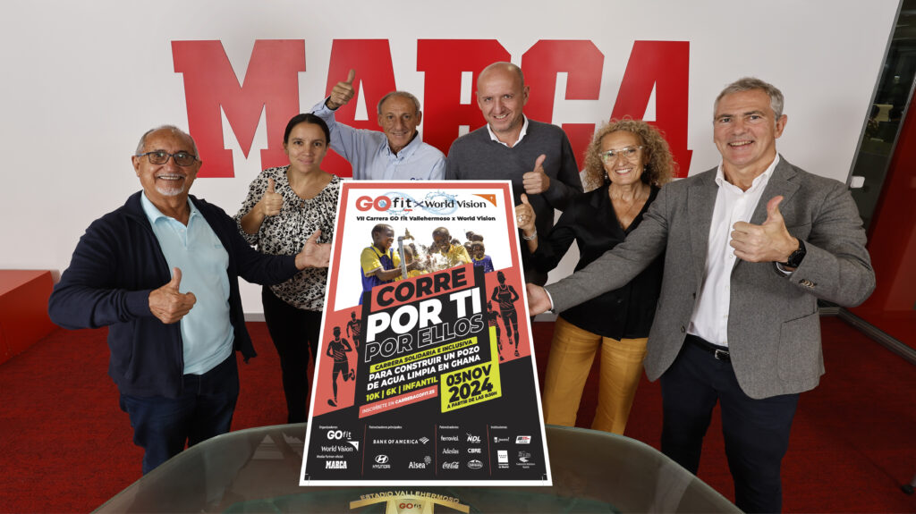 GO fit y World Vision han presentado hoy la VII Carrera solidaria 10k por el acceso a agua limpia
